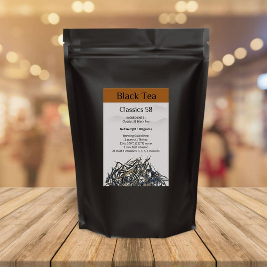 100 grams packed Classics 58 Yunnan Black Tea