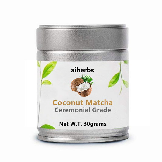 30grams Can Packed Flavored Matcha Coconut Ceremonial Grade