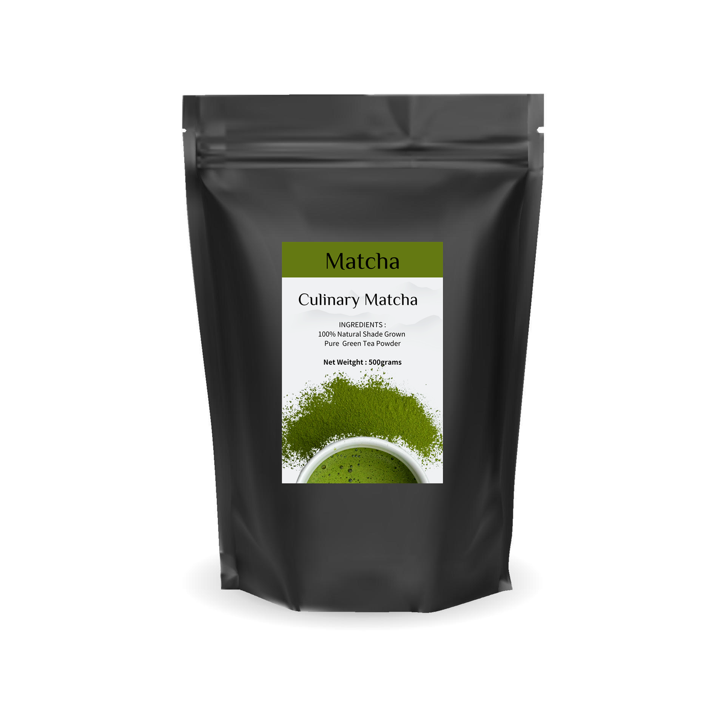 500grams Bubble Tea use Green Tea Powder Matcha