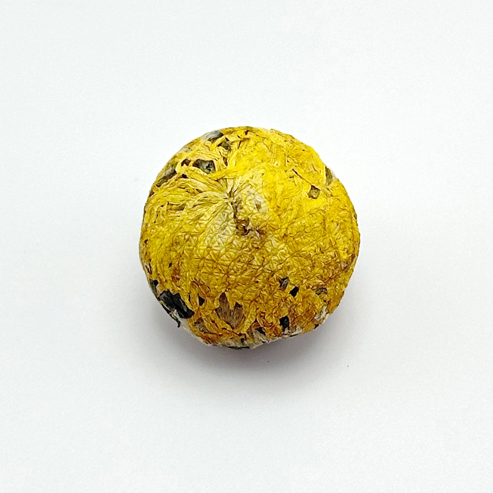 Yunnan White Tea Ball with Chrysanthemum Flower