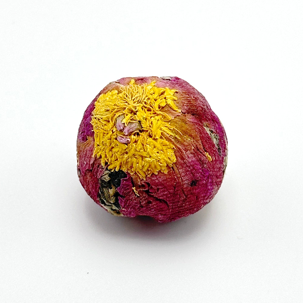 Yunnan White Tea Ball with Peony Flower