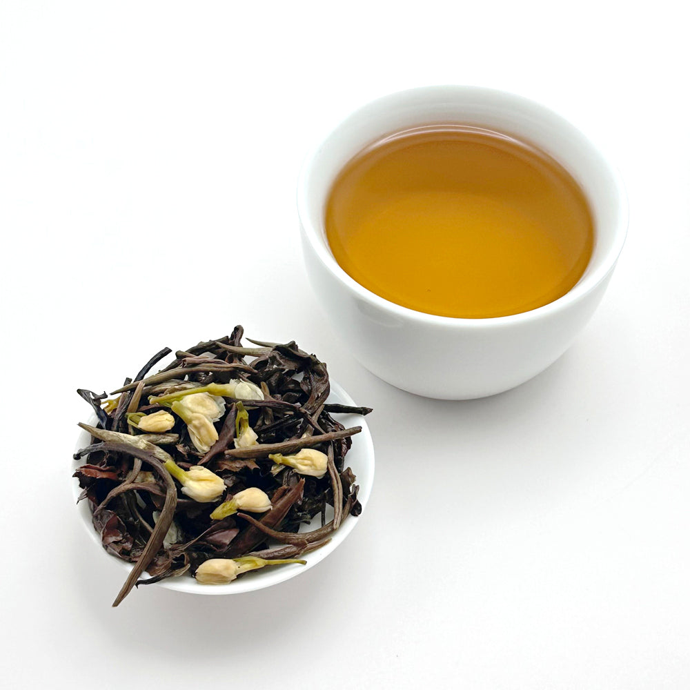 Yunnan White Tea Ball with Jasmine Flower