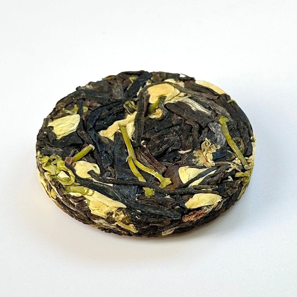 Jasmine Sheng Pu-erh Tea Cake 500grams Packed