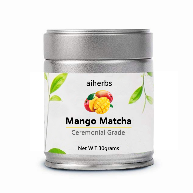 30grams Can Packed Flavored Matcha Mango Ceremonial Grade