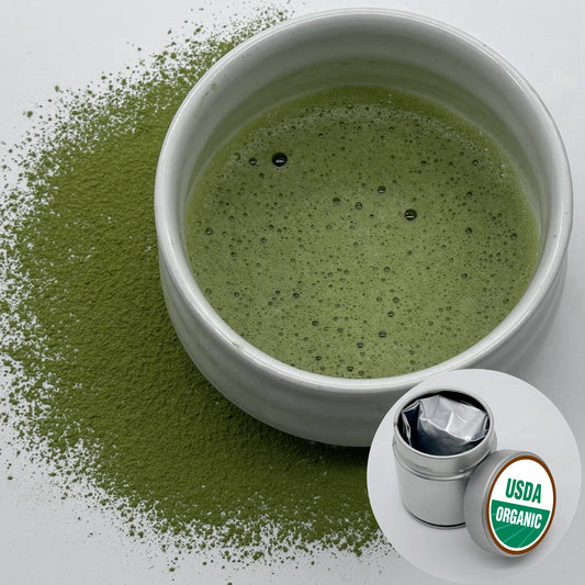 Organic Matcha 5A 30grams Can - Premium Ceremonial Grade Pure Green Tea Powder