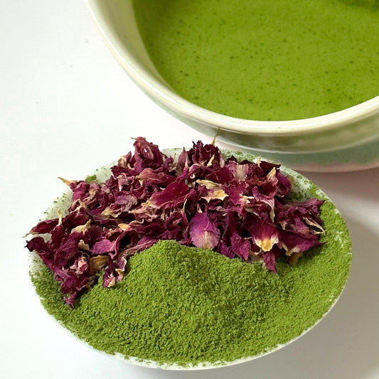 Rose Matcha - 6A Ceremonial Grade Green Tea Powder base